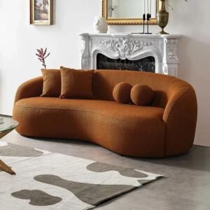 Buy Modern Scandinavian-Style Velvet Sofa - Luxury Home Furniture with Free Shipping Online | Jogoka