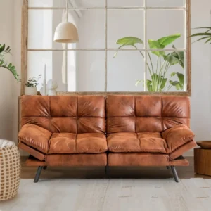 Buy Luxury Memory Foam Loveseat Sofa Bed - Convertible Euro Lounger for Compact Spaces Online | Jogoka
