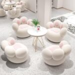 Modern Nordic-Style Lounge Chair - Elegant, Comfortable Living Room Furniture
