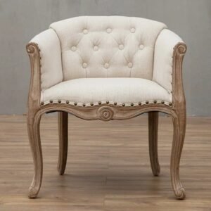 Buy Solid Wood Antique-Inspired Leisure Chair with Handrails - Perfect for Dining & Study Online | Jogoka