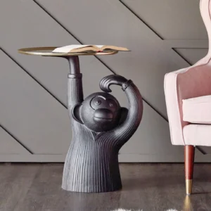 Buy Luxury Modern Monkey Tray Coffee Table Sculpture Online | Jogoka