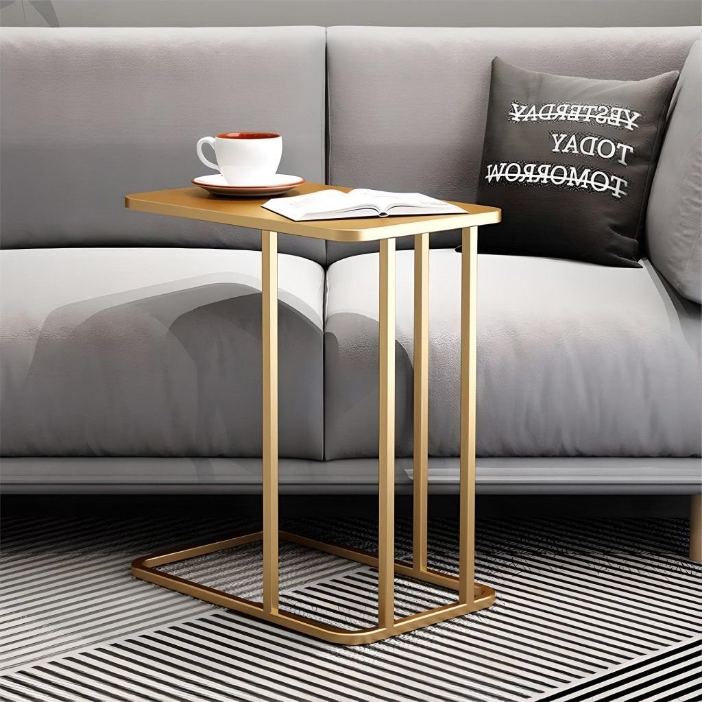 Buy Luxe Marble-Top Iron Side Table Online | Jogoka