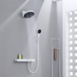 Luxury Thermostatic Rainfall Shower Set with Digital Display and Bathtub Mixer