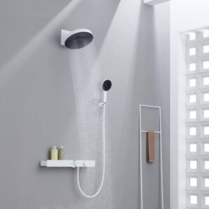 Buy Luxury Thermostatic Rainfall Shower Set with Digital Display and Bathtub Mixer Online | Jogoka