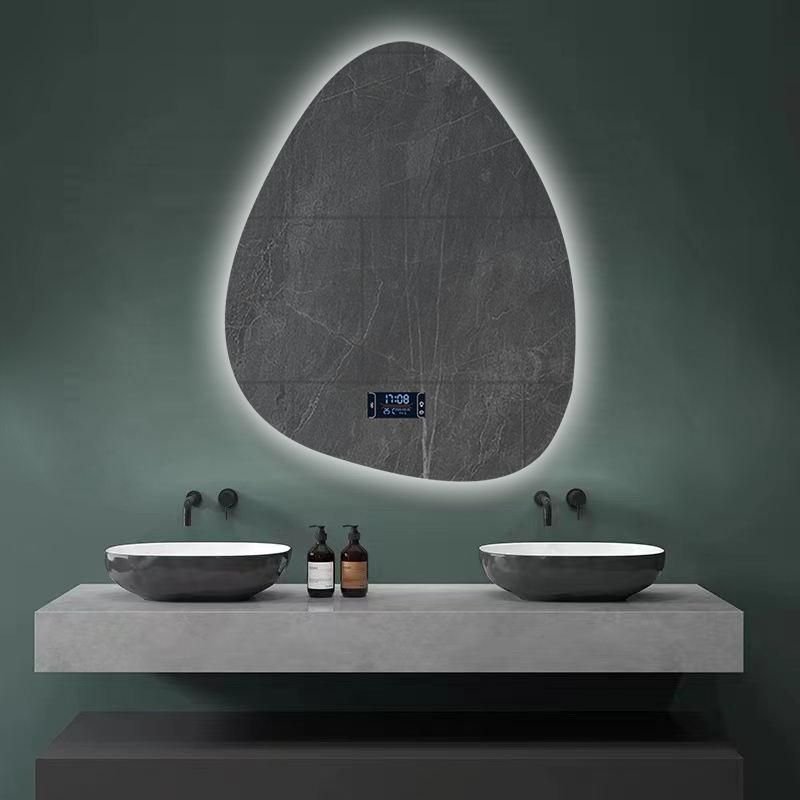 Buy Modern Rectangular Smart LED Bathroom Mirror with Bluetooth Speaker & Adjustable Light Online | Jogoka