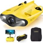 5-Thruster Mini Underwater Drone with 4K HD Camera and 100m Tether