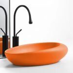 Luxury Nordic Oval Ceramic Countertop Basin