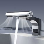 Classic Dual-Function Sensor Faucet with Integrated Air Hand Dryer