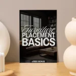 Furniture Placement Basics eBook | Digital Download Guide for Room Layouts, Interior Design, and Home Decorating Flow