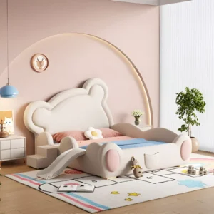 Buy Modern Princess Twin and Queen Wood Bed Frame for Kids & Teens Online | Jogoka