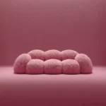 Modern Nordic Plush Sofa Chair