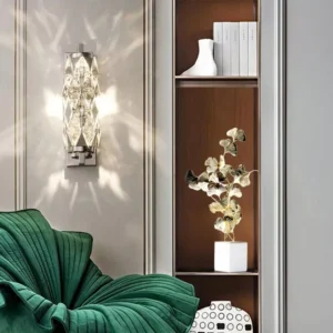 Buy Luxurious Crystal & Glass LED Wall Chandelier Online | Jogoka