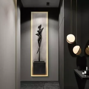 Buy Contemporary LED Wall Lamp with Abstract Art Design for Versatile Home Decor Online | Jogoka