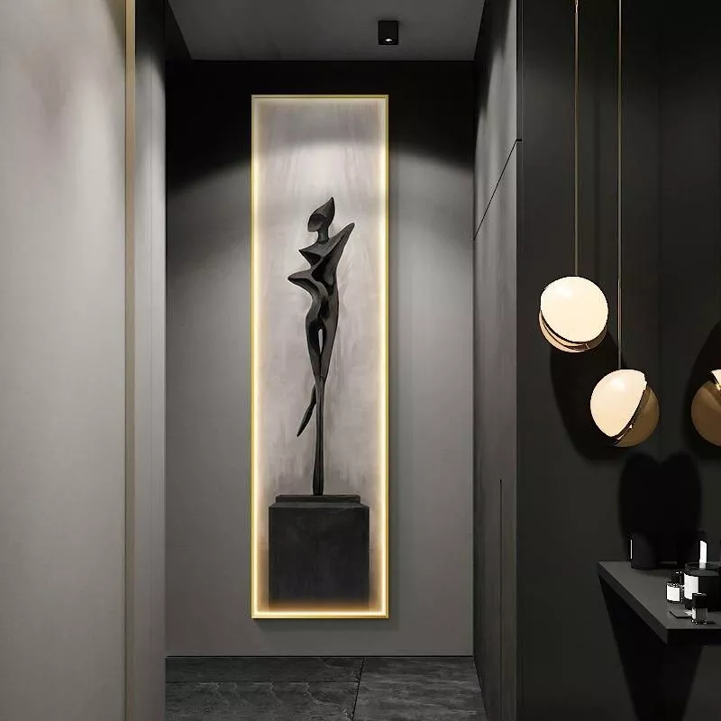 Buy Contemporary LED Wall Lamp with Abstract Art Design for Versatile Home Decor Online | Jogoka