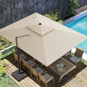 Buy Rotation Offset Outdoor Sun Shade Umbrella Online | Jogoka