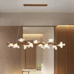 Modern Lotus LED Chandelier - Tree Branch Design for Home and Hotel Lighting