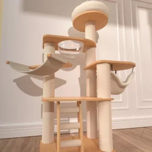 Buy Wooden Cat Tower for Big Cats Online | Jogoka