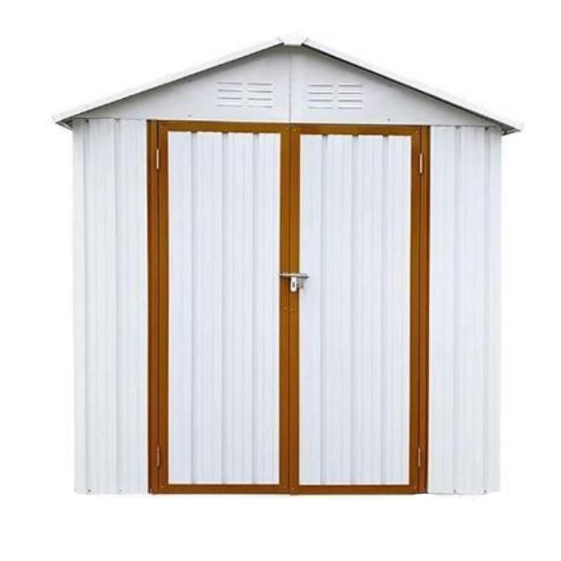 Sturdy 6x4 FT Metal Outdoor Storage Shed for Garden, Bike, and Tools