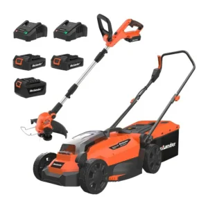 Buy 20V Cordless 13" Electric Lawn Mower with Brushless Motor & Dual Batteries Online | Jogoka