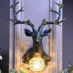 Luxury Vintage Deer Wall Lamp