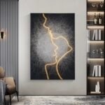 Modern Abstract Art LED Wall Light for Home Decor