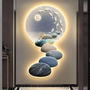 Buy Modern Nordic LED Wall Sconce - Luxury Acrylic Art Light for Living Rooms and Bedrooms Online | Jogoka