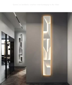 Buy Modern Rectangular Indoor Painting LED Wall Lamp Online | Jogoka