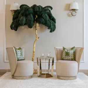 Buy Ostrich Feather LED Floor Lamp Online | Jogoka