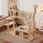 Large Wooden Cat Tower for Big Cats