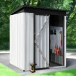 Outdoor Metal Storage Shed with Lock
