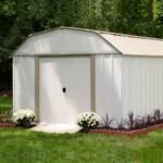 Sturdy 10x14 ft Outdoor Steel Storage Shed - Garden & Utility Solution