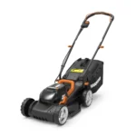 Efficient 40V Cordless 14" Lawn Mower with Dual Batteries & Charger