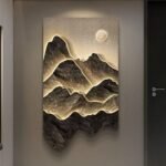 Illuminate Your Space with Modern Landscape Luminous LED Wall Hanging Lamp