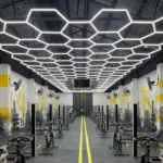 Hexagon LED Ceiling Light Tubes for Versatile Workspaces