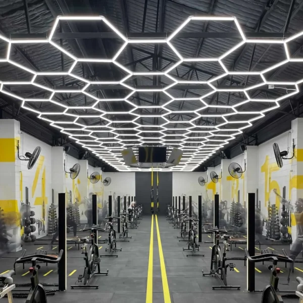 Buy Hexagon LED Ceiling Light Tubes for Versatile Workspaces Online | Jogoka