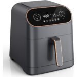 Extra-Large 9-Quart 6-in-1 Air Fryer Oven with LCD Touch Control