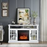 Modern Electric Fireplace TV Stand