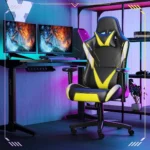 Ergonomic Gaming Chair with Adjustable Armrest and Lumbar Support