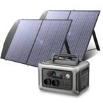 Solar Energy Charger with LiFePo4 Battery 299Wh 600W Portable Power Station