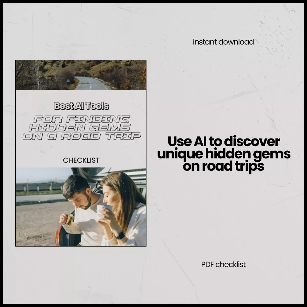 AI Road Trip Hidden Gems Finder