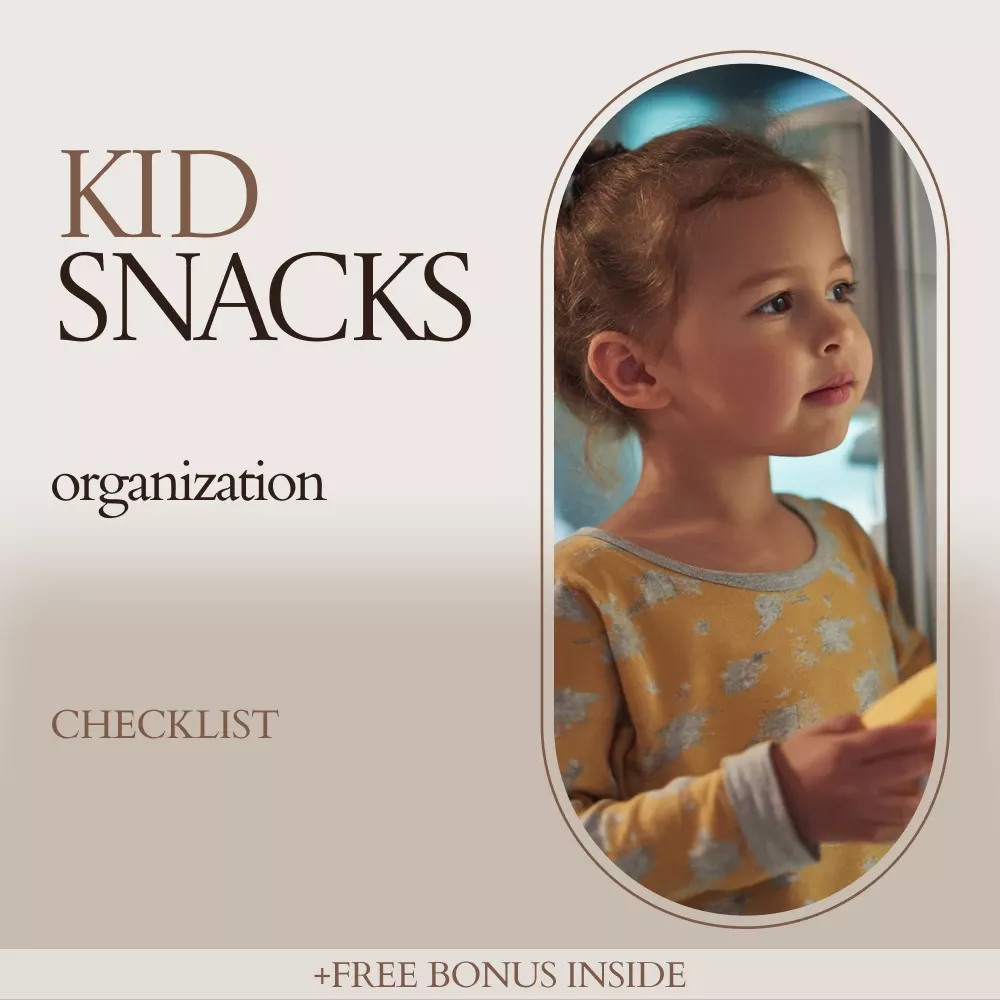 Kid Snacks Organization Checklist