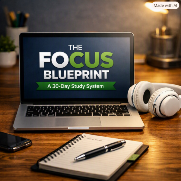 Buy The Focus Blueprint: A 30-Day Study System Online | Jogoka