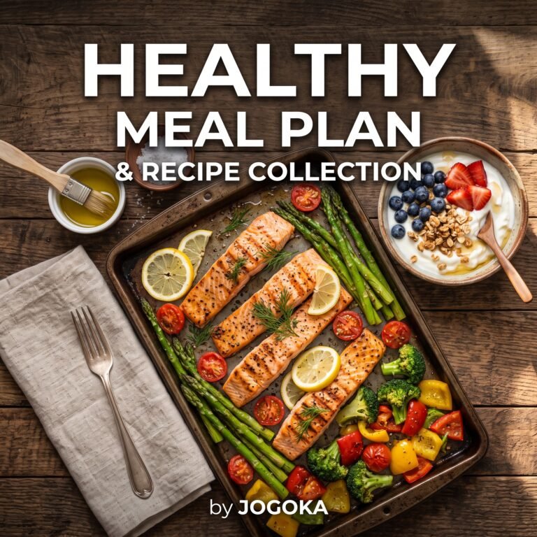 Healthy Meal Plan & Recipe Collection: One-Week Balanced Nutrition eBook