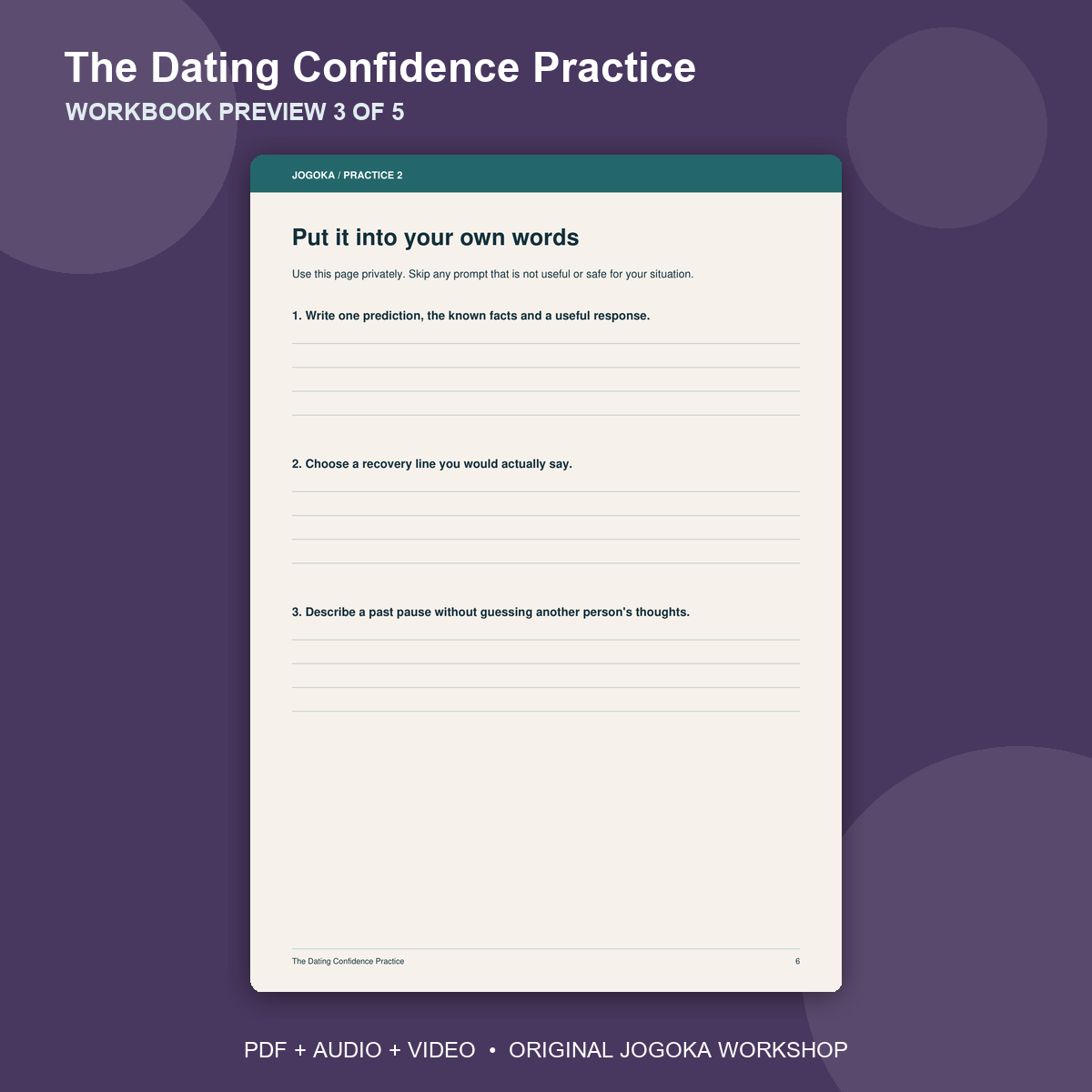 dating-confidence-practice-gallery-3 | Jogoka