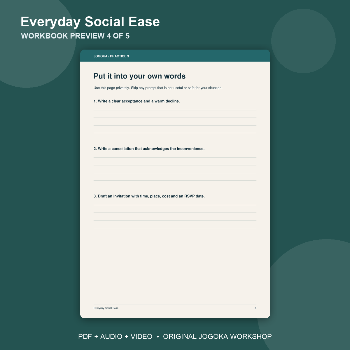 everyday-social-ease-gallery-4 | Jogoka