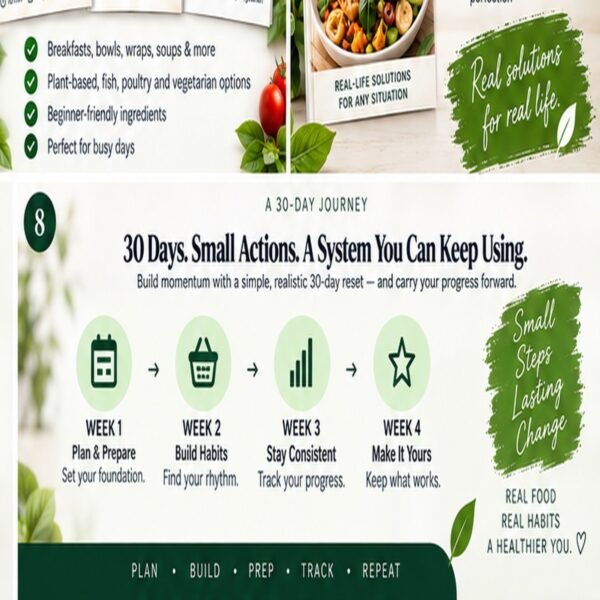 Your 30-day journey with Fuel Your Life - week by week plan from set-up to lasting habits