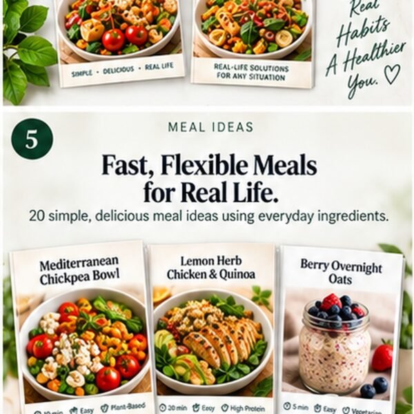 Fast, flexible meal ideas from the Fuel Your Life Recipe Cards - 20 quick and healthy meals