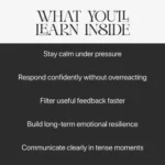 Buy A Guide to Handling Criticism with Confidence | How to Handle Criticism Calmly eBook | Digital Download for Emotional Intelligence & Communication Online | Jogoka