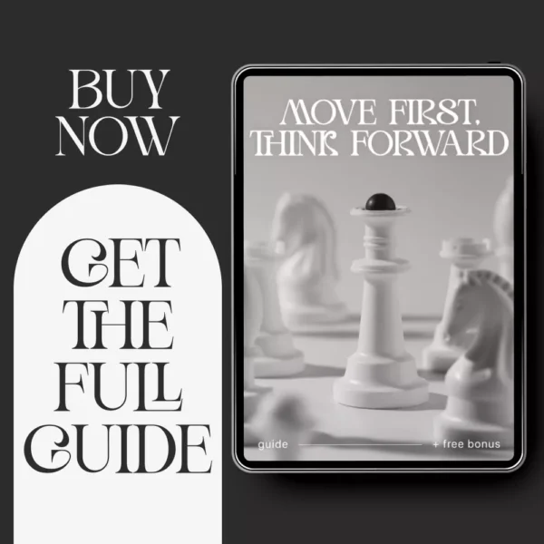 Buy Move First, Think Forward | Printable Self-Improvement Guide | Digital Download on Ways to Develop a Proactive Mindset Online | Jogoka