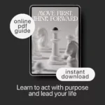 Buy Move First, Think Forward | Printable Self-Improvement Guide | Digital Download on Ways to Develop a Proactive Mindset Online | Jogoka